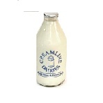  1 pint pasteurised whole milk (glass)